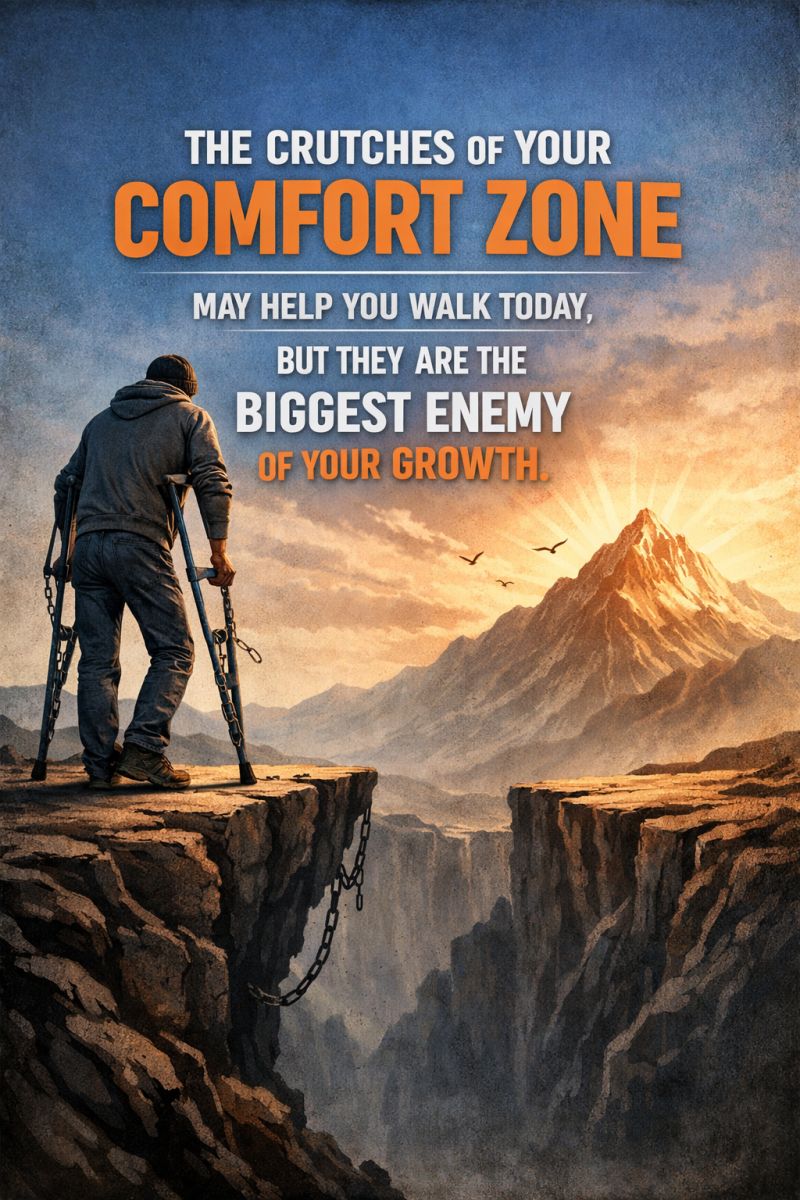 The crutches of your comfort zone